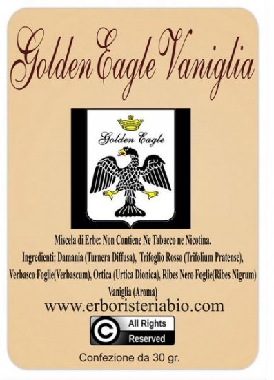 Golden Eagle Vaniglia - Clicca l'immagine per chiudere